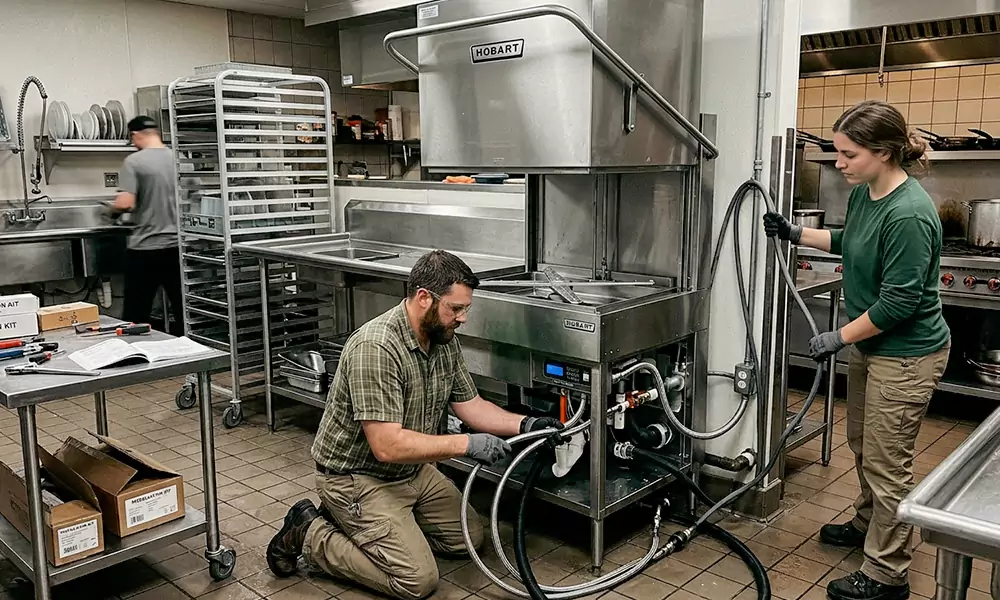 Commercial Dishwasher Installation in Melrose, MA
