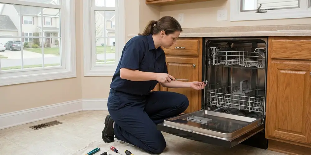 Dishwasher Latch Replacement in Melrose, MA