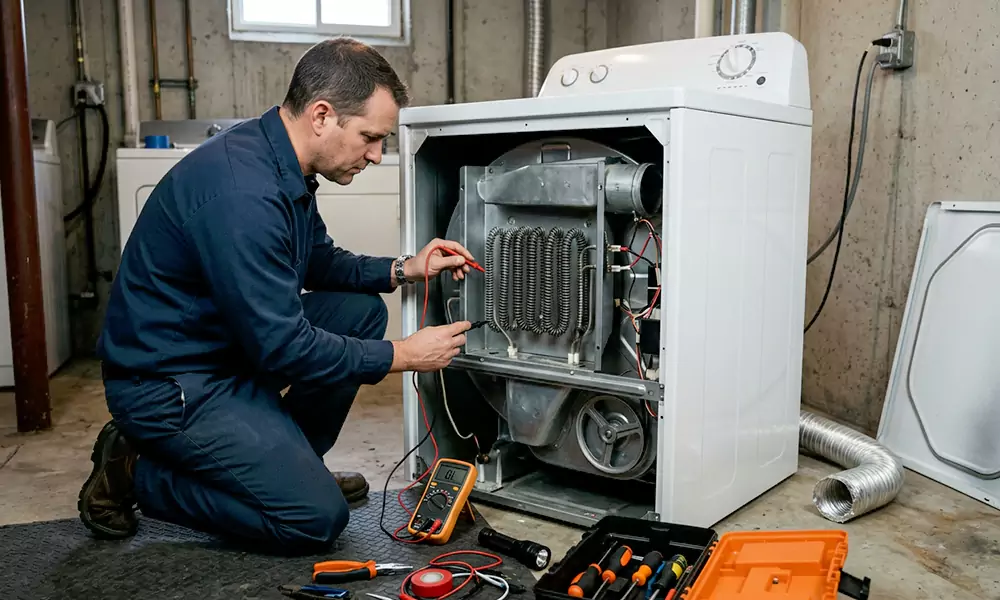 Dryer Not Heating Repair in Melrose, MA