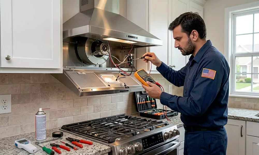 Range Hood Repair in Melrose, MA