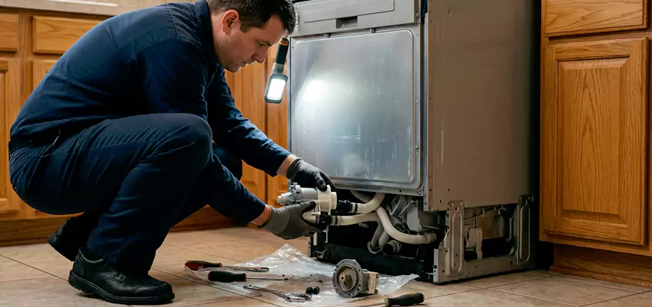 Dishwasher Drain Hose Repair in Melrose