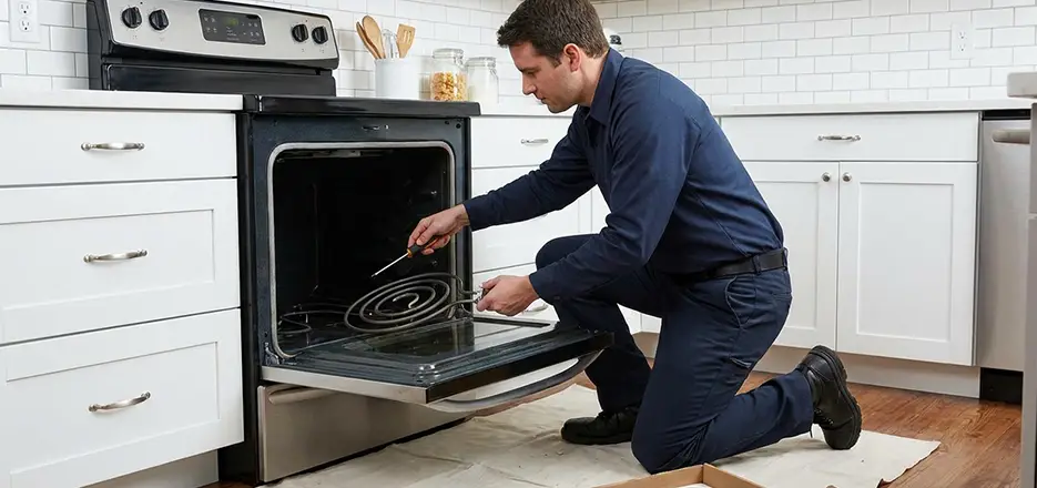 Oven Lower Heating Element Replacement in Melrose