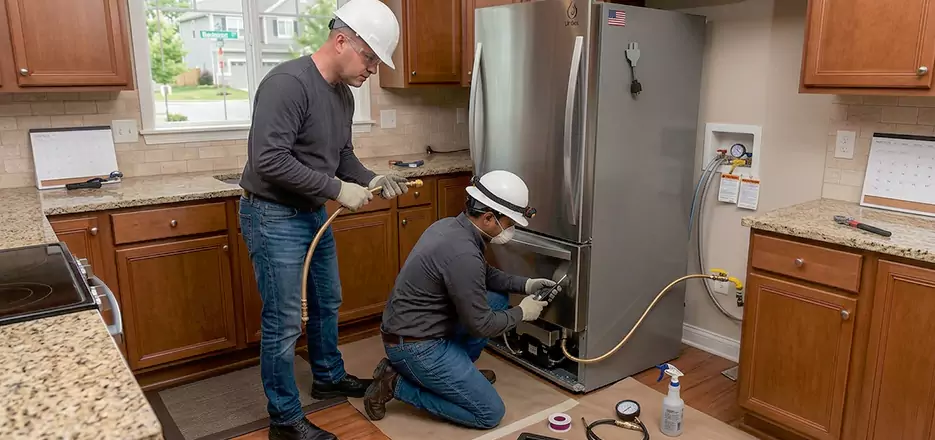 Propane Refrigerator Installation in Melrose
